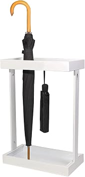 Umbrella Stands,Umbrella Stand Wrought Iron Can Hold 14 Long and Short Umbrellas,Large-Capacity Hotel