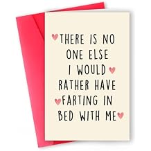 ICOOLYI Funny Farting Valentines Day Card, Hilarious Romantic Gift for Him, Her, Boyfriend, Girlfriend, Husband, Wife