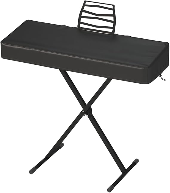 BENVOL 61/88 Keys Piano Cover - Waterproof Dustproof Keyboard Protector with Music Stand Zipper, Adjustable Drawstring, Soft Spandex Fabric for Yamaha, Casio 61/88-Key Digital Pianos (61keys-black)