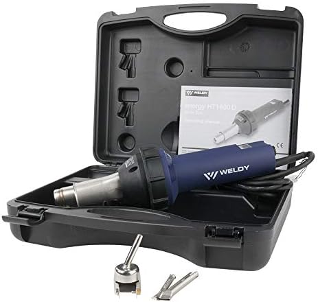 Weldy HT1600D Digital Heat Gun Hot Air Tool, Plastic Welding KIT 230V - 160.175