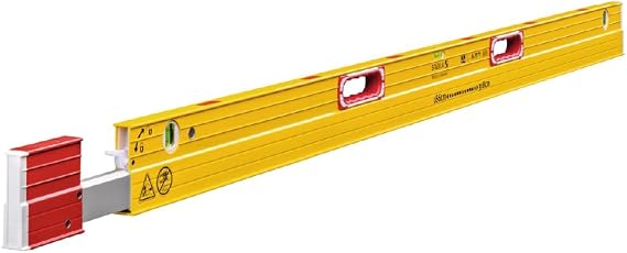 Stabila 6 Ft To 10 Ft Magnetic Plate Level | Extendable plate level for framing, door frame and stud alignment work, magnetic base, adjusts from 6 ft to 10 ft