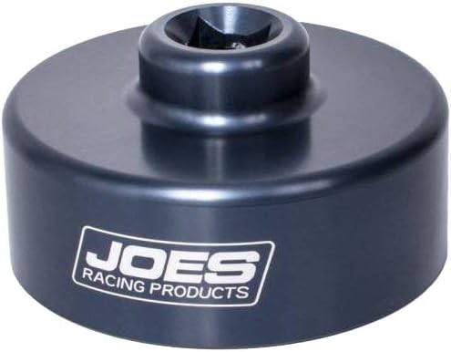 Joes Racing Products Spindle Nut Socket, 12 in Drive, Aluminum, Gray Anodized, 5x5  Wide 5 Spindle Nuts, Each