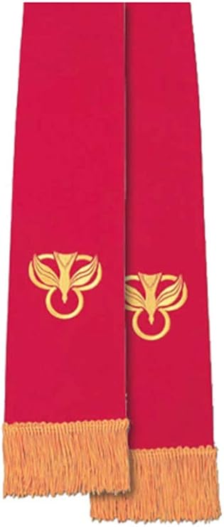 Reversible Clergy Stoles (Red/White)