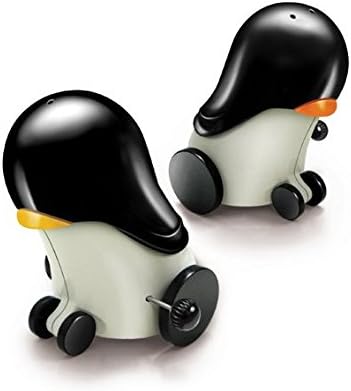Rolling Penguins | Salt & Pepper Movers & Shakers | Wind-Up and Penguin Salt & Pepper Shakers Roll Across The Table