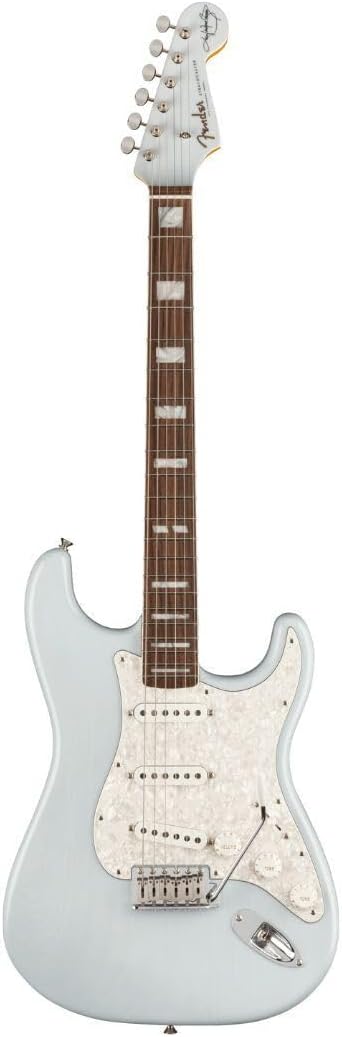 Fender Kenny Wayne Shepherd Stratocaster Electric Guitar - Transparent Faded Sonic Blue