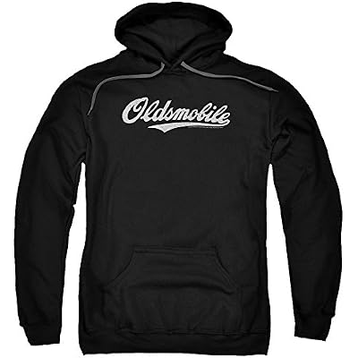 Trevco Oldsmobile Oldsmobile Cursive Logo Unisex Adult Pull-Over Hoodie for Men and Women