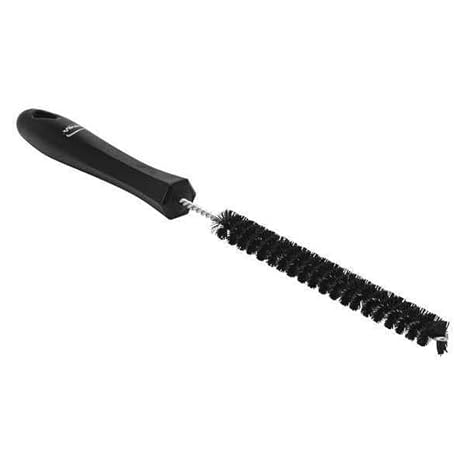 Vikan 53609 0.6" Drain Cleaning Brush- Stiff, Black