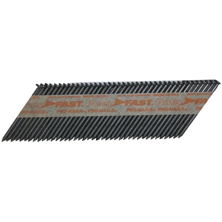 SP12DXR 3-14-by-0.120-Inch Ring Clipped Head Nail for 30-33 Degree Nailers, 2500-Count