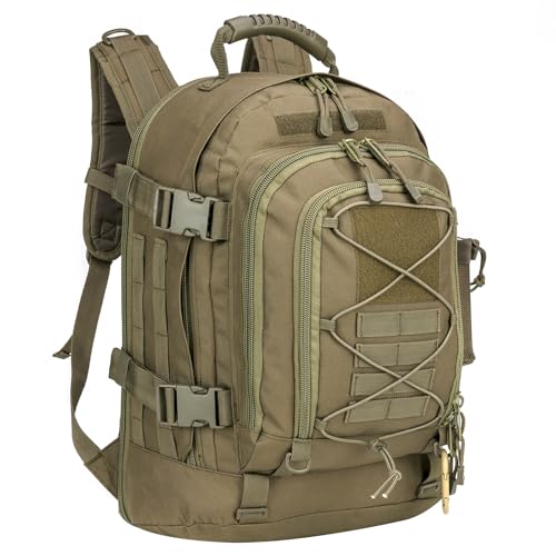 Miramrax Tactical Backpack Military Army Daypack - Assault Pack for Men Molle Backpacks Bug Out Bag 3 Day Pack for Hiking Camping Travel Hunting Rucksack Trekking Green