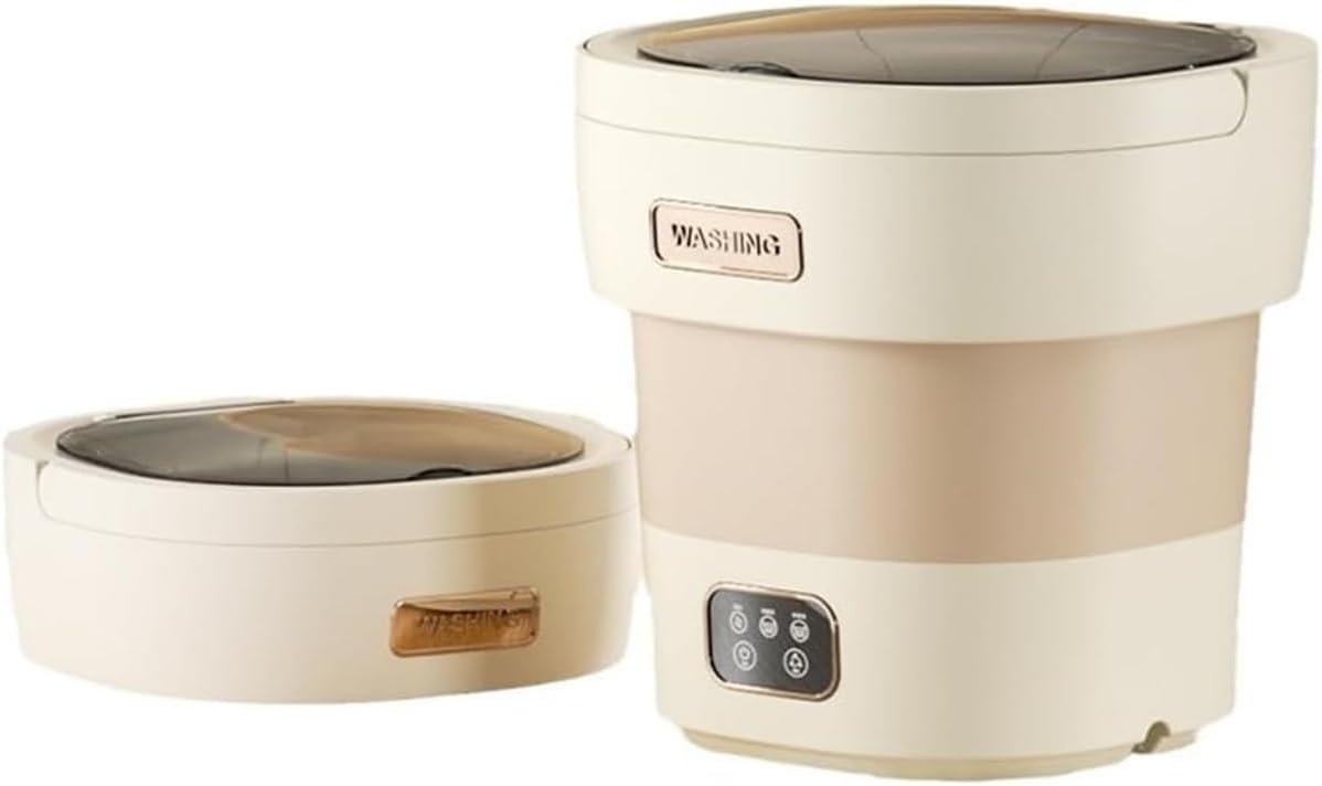 Small Washing Machine, With Dehydration Function, 3.2 gal 10 L, Large Capacity, Foldable, Automatic, Easy Operation, Quick Dehydration, Small, Simple, Portable, Washing Machine, Water Saving, High