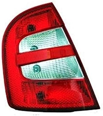 left rear light left side assembly rear light assembly tail lamp driver side red white tail lights compatible with skoda fabia 1999 2000 2001 2002 2003 2004 VT1109L