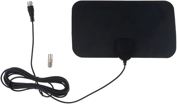High Gain HD Digital TV Antenna, Digital Amplified TV Antenna with Strong Signal, Full HD TV Reception, 50 Miles Range