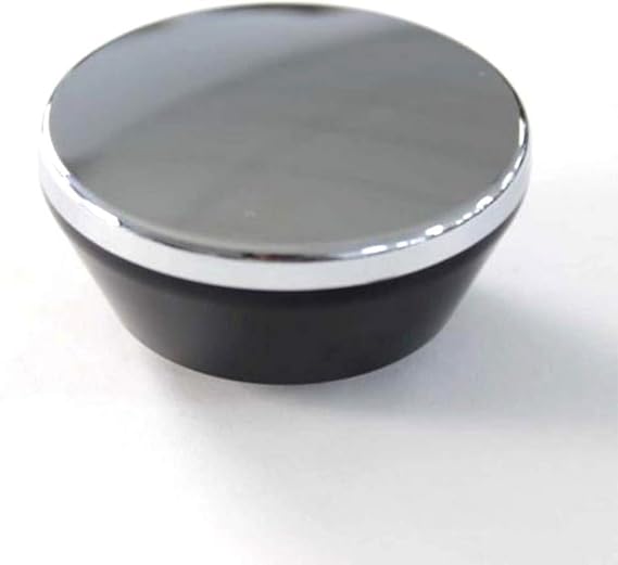 AEZ73913401 Knob Assembly Fits Washers and Dryers Chrome | Round shape, Plastic material, Washing machine replacement knob
