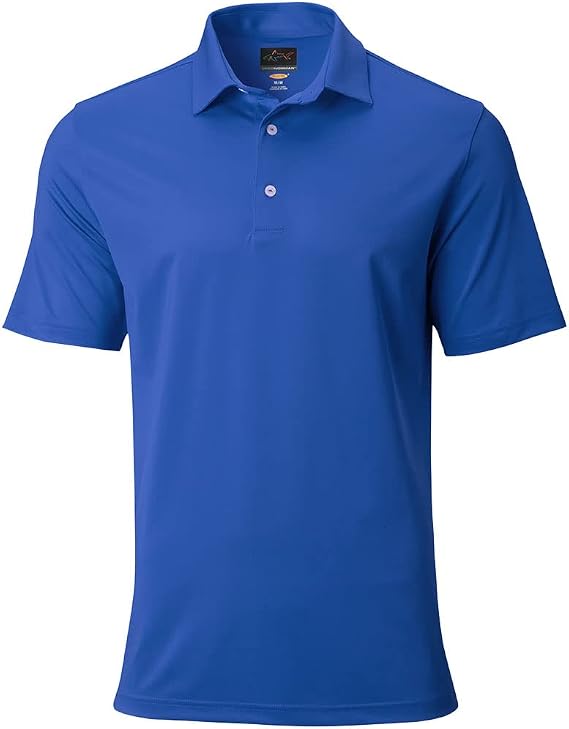 Greg Norman Gn Collection Men's Freedom Micro Pique Golf Polo Royal XL
