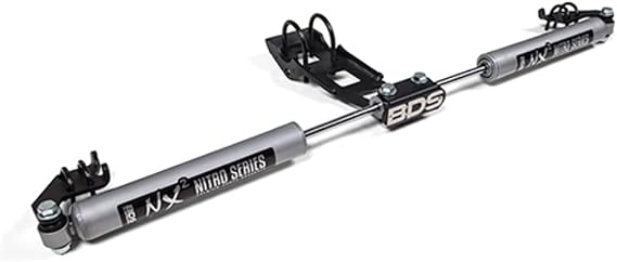BDS Suspension NX2 Dual Steering Stabilizer Kit for 05-21 Ford F250 / F350 Superduty