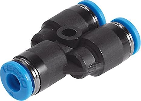 Festo 153154 QSY-8-6 Push-Y Connector, 3.2 mm Inside Diameter Minimum Order Requirement 10 / Order in Multiple of 10