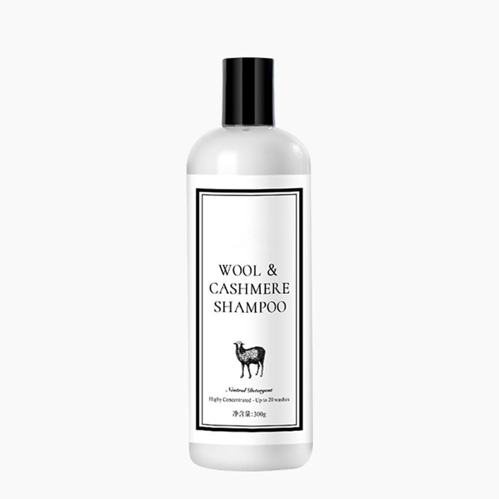 Cashmere & Wool Detergent 330ml. Luxury Delicate Laundry Wash for Cashmere, Merino, Mohair & Fine Knitwear. Naturally Scented Formula for Hand & Machine Washing. Up to 33 Washes