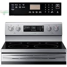 DG96-00850A Switch Membrane Replacement Model, Touchpad Overlay, Compatible with Samsung Stove Oven, Replaces NX60A6711ST/AA-00,NX60A6711SS/AA-01,NX60A6711SS/AA-00, NX60A6711SS/AA-02