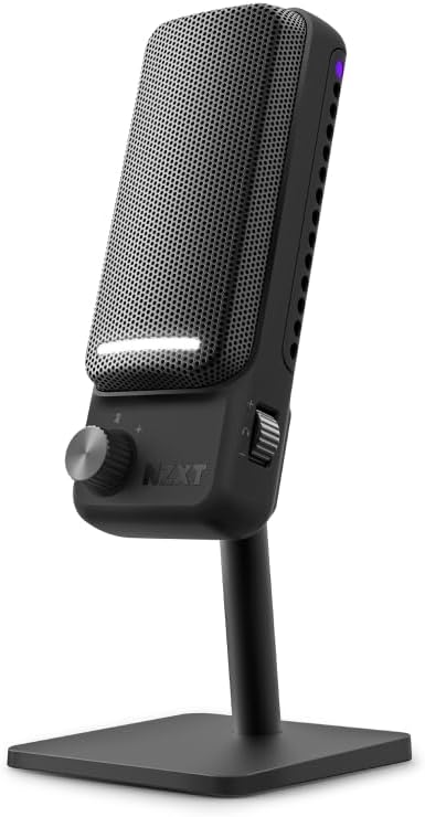 NZXT CAPSULE ELITE WIRED USB MICROPHONE BLACK CARDIOID Gaming Microphone Black AP-PUMIC-B1 SP1192