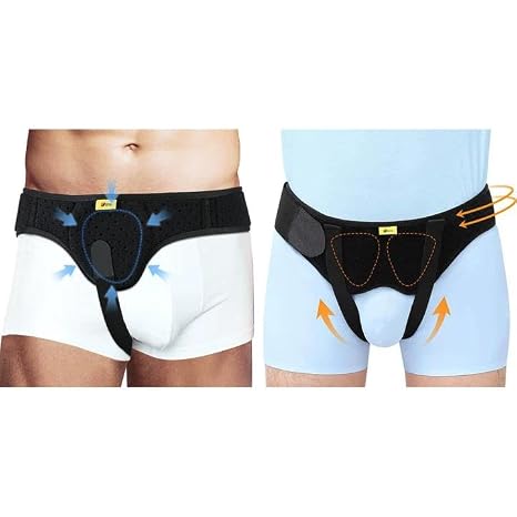 Hernia Belt for Men Hernia Support Truss for Single/Double