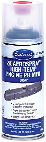 Eastwood 2K Aerospray High Temperature Ceramic Engine Primer Paint | 13.6 oz Aerosol | 1 Pack