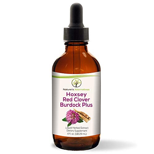 Natures Alternatives Hoxsey Formula Red Clover Burdock Plus Herbal Extract 4 fl. oz.