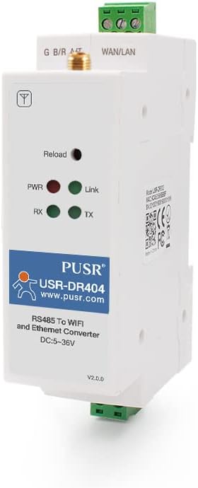 Din Rail RS485 to WiFi Converters Serial to WiFi Converter Modbus Gateway MQTT Serial Device Servers USR-DR404