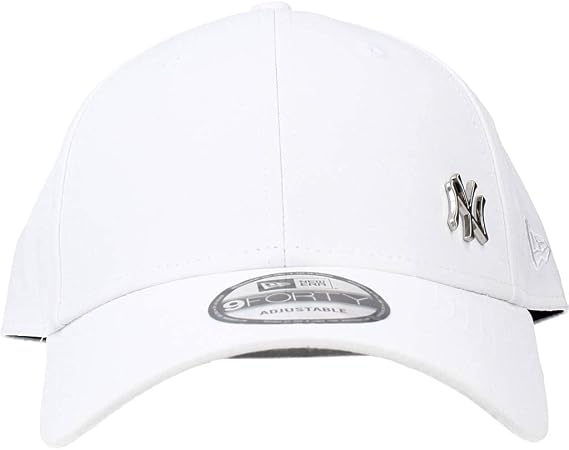 New Era Unisex Mlb Flawless Logo Basic 9Forty Cap New York Yankees - White
