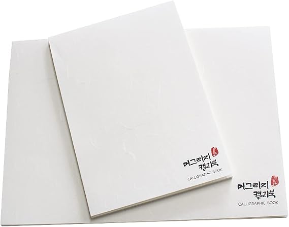 Korean Traditional Mulberry Paper Pads/Calligraphy Pad/Hanji blank Memo Pad, Note Pads, Scratch Pads / 50 Sheets (A4 (8.3" x 11.7"))