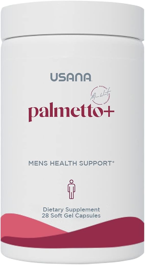 USANA - Palmetto Plus Saw Palmetto Supplement for Men - 28 Capsules | Includes Saw Palmetto, Lycopene, Soy Isoflavones and Botanical Extracts For Prostate, Cardiovascular and Immune Health