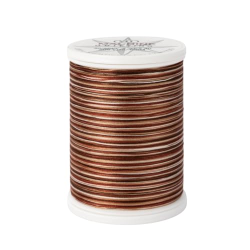 YLI Machine Quilting Thread - 40 wt. Extra-Long Staple Cotton Thread 500 yd Spool - Designed for Quilting - Cream Brown