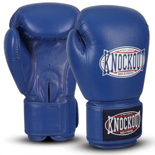 Boxing Gloves for Men & Women Maya Hide Leather Training & Sparring Gloves for Muay Thai, MMA & Kickboxing, Heavy Bag & Pad Work, Breathable Ventilated Palm Design