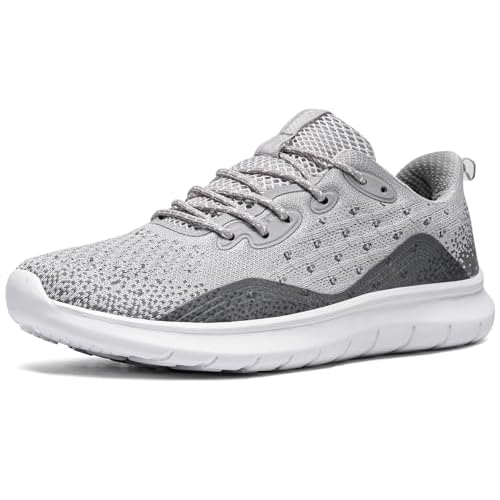 Mens Slip On Shoes Walking Sneakers Mesh Lightweight Soft Sole