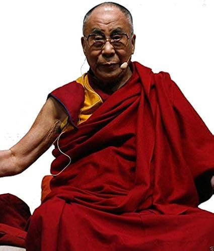 Terrapin Trading Limited Authentic Tibetan Monk 3 Piece Outfit Robes Bought at Boudanath Temple, Kathmandu - XL
