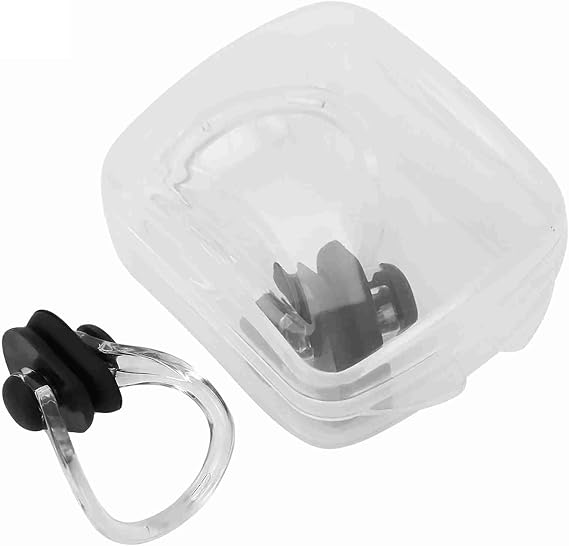 HERCHR 4pcs Nose Plugs for Swimming, Silicone Swimming Nose Clip for Kids and Adults