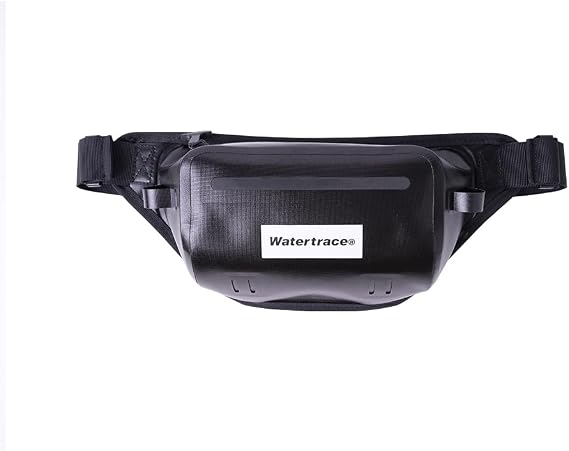 Waterproof Fanny Pack Snorkeling Bag Waist Bag, Black