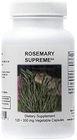 Supreme Nutrition Rosemary Supreme, 120 Pure Rosemary Vegetarian Capsules