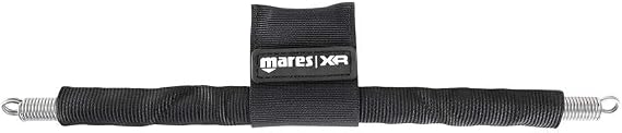 Mares XR Spring Straps for Tek Fins - Regular, Black