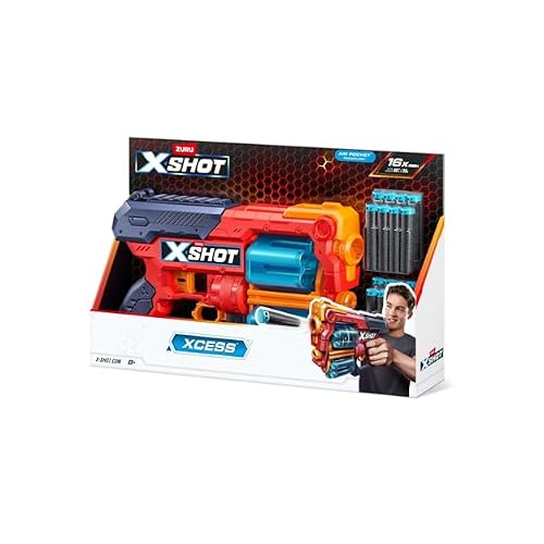 X-Shot 36502 Excel Xcess Foam Blaster (16 Darts)