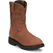 Justin Boots Men's OW6604 Round-Up 10" Waterproof Work Boot