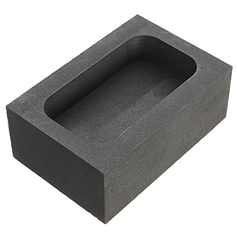 5 Oz Graphite Crucible Ingot Bar Combo Mold For Silver Gold Melting Casting