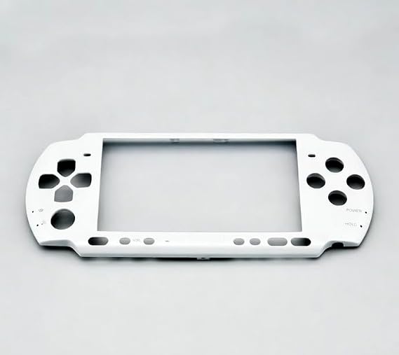 New Replacement Front Faceplate Shell Case Cover Plate for PSP 3000 3001 3002 3003 Console -White.