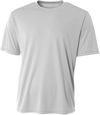 Hardcore Mens Short Sleeve Rash Guard Surf Shirt Relaxed Fit Swim Shirt with Quick-Dry Performance and UV Protection