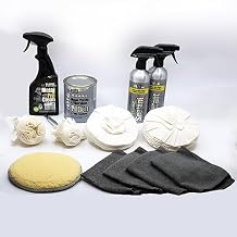 Flitz Car Buffing Kit (X-Large) - USA-Made Car Care Kits for Vehicles - Includes 2lbs Polish, 16oz Pre-Clean, Two 16oz Sealant, 1 Buffer, 4 Buff Balls & 4 Towels - Car Polishers and Buffers Kit