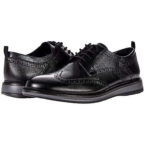 Clarks Mens Chantry Wing Tip Oxford Black Leather