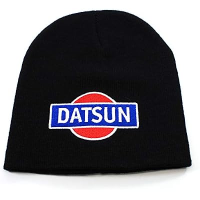 Datsun Beanie - Headwear Skull Cap in Black