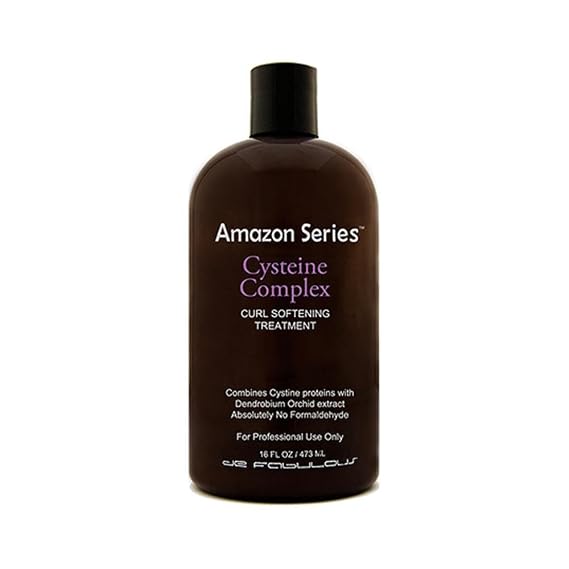 Amazon Series | Cysteine Complex - Curl Softening Treatment | No-Formaldehyde | 16 fl oz | by De Fabulous