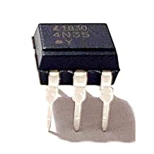 4N35 Optocouplers Phototransistor 30V IC DIP-6 Breadboard-Friendly (Pack of 10)