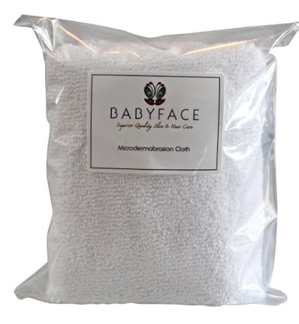 BABYFACE Microdermabrasion Exfoliation Cloth Chemical-Free Peel & Exfoliator
