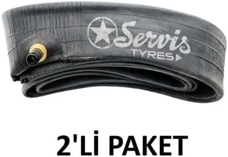 Servis 3.00X12 İÇ LASTİK BUTYL Motosiklet İç Lastiği (2 ADET)